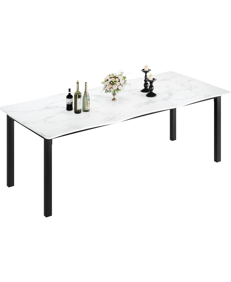 gaomon Dining Room Table for 6-8, 70.9" Rectangular Kitchen Table