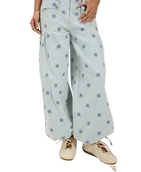 Free People Women's Mid-Rise Wide-Leg Pants