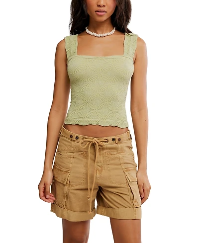 Free People Women's Love Letter Jacquard Camisole Top