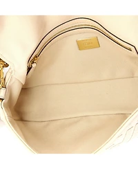 Pre-Owned Fendi Medium Baguette Nm Bag Zucca Embroidered Canvas