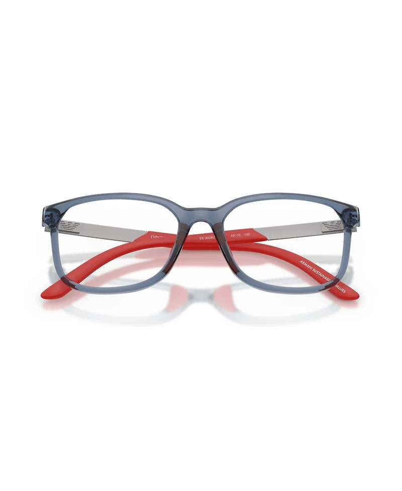 Emporio Armani Kids Men's Square Eyeglasses