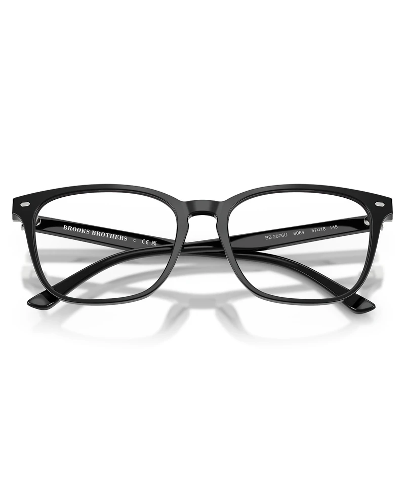 B by Brooks Brothers Men's Square Eyeglasses