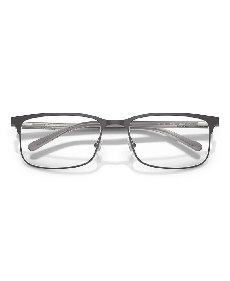 B by Brooks Brothers Men's Square Eyeglasses, BB1124