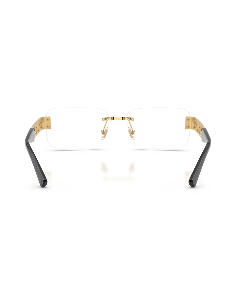 Versace Unisex Square Eyeglasses