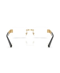 Versace Unisex Square Eyeglasses