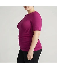 Universal Standard Women's Louise Short Sleeve Liquid Jersey Top