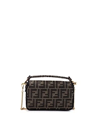 Pre-Owned Fendi Mini Baguette Nm Bag Zucca Canvas