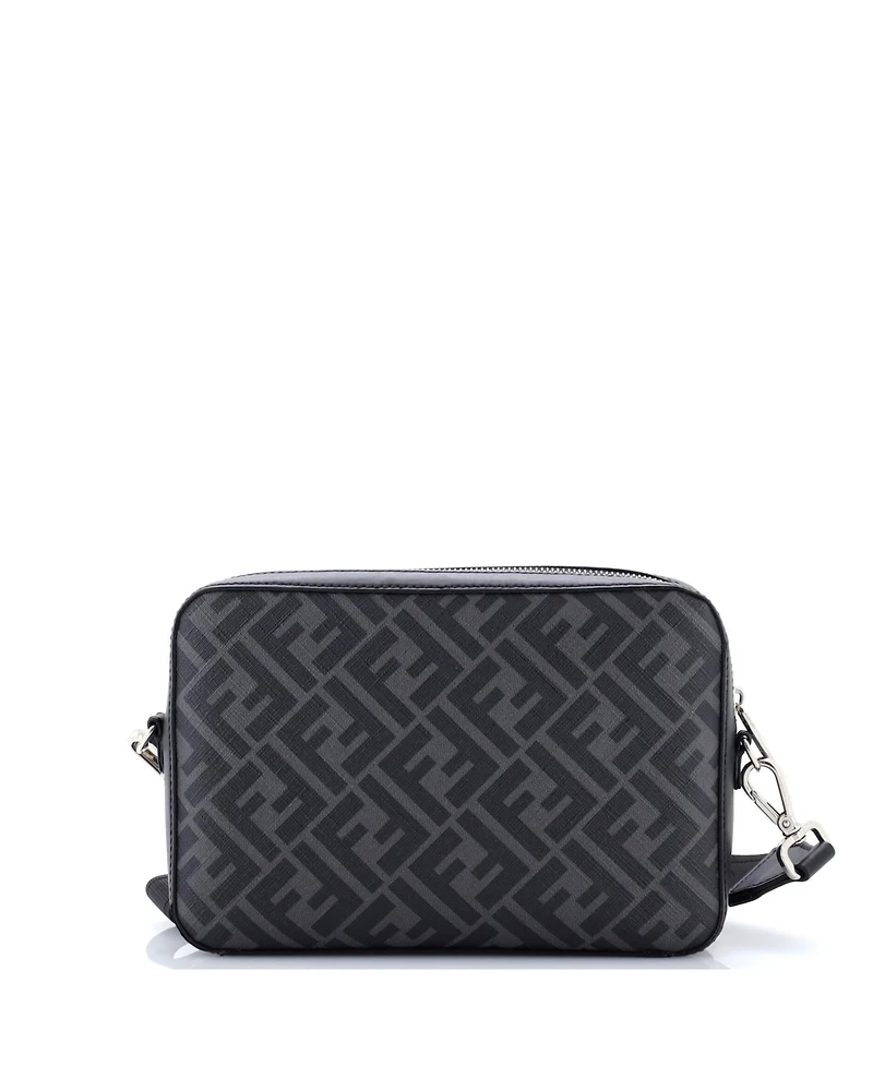 Pre-Owned Fendi Small Camera Case Bag Zucca Coated Canvas and Leather