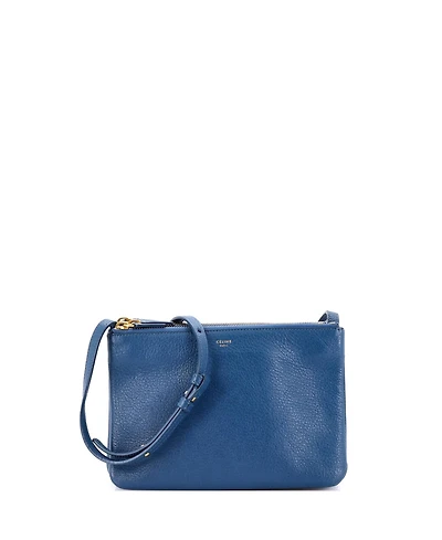 Pre-Owned Celine Small Trio Crossbody Bag Leather