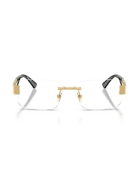 Versace Unisex Square Eyeglasses