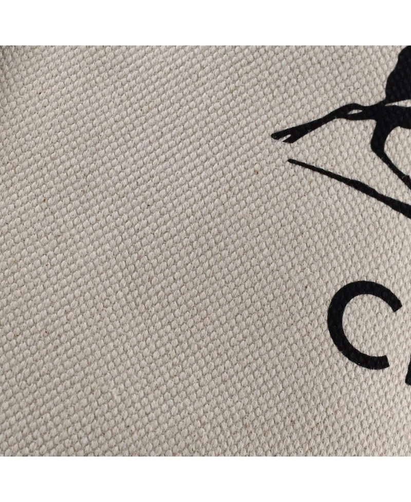 Pre-Owned Celine Large Sulky Vertical Cabas Tote Canvas with Leather