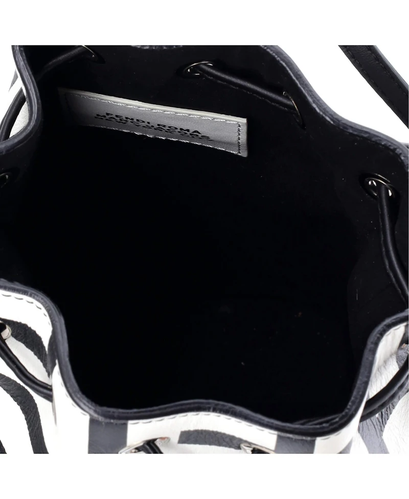 Pre-Owned Fendi Mini x Marc Jacobs Mon Tresor Bucket Bag Printed Leather