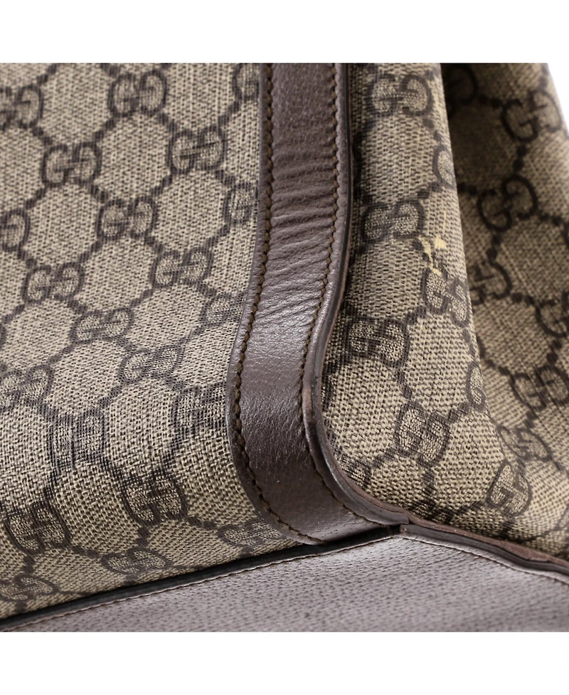 Pre-Owned Gucci Medium Ophidia Top Handle Tote Gg Coated Canvas