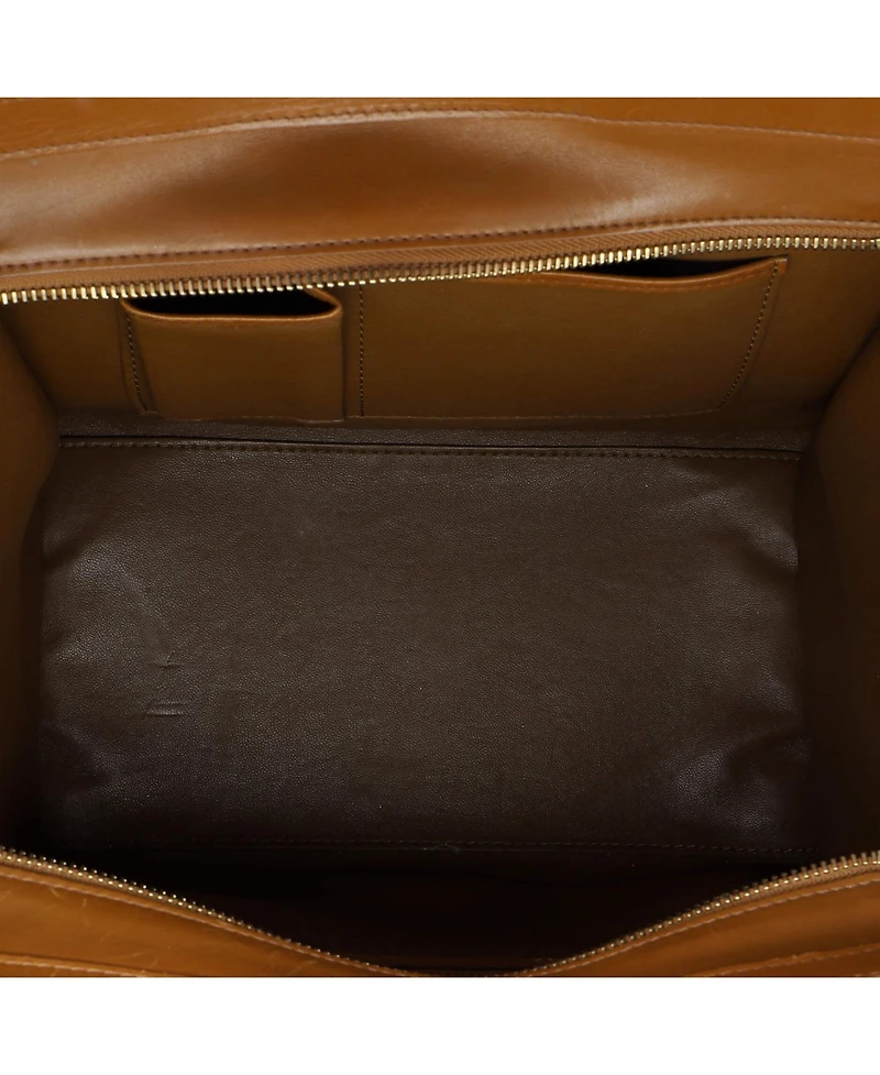 Pre-Owned Celine Mini Tricolor Luggage Bag Leather