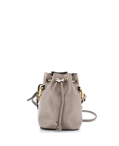 Pre-Owned Fendi Mini Mon Tresor Bucket Bag Leather