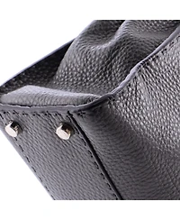 Pre-Owned Fendi Medium Selleria Peekaboo Bag Leather