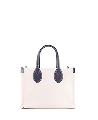 Pre-Owned Gucci Small Logo Shopper Tote Printed Canvas