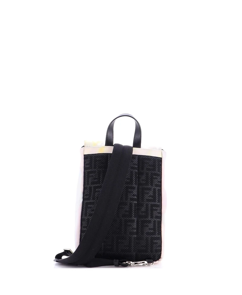 Pre-Owned Fendi Small Fendiness Backpack Zucca Canvas