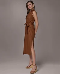 Donna Karan New York Women's Self-Tie A-Line Dress