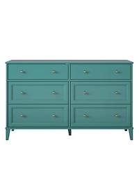 flynama Modern 4 Drawer Dresser Particleboard Cabinet Waterproof for Bedroom Entryway Bathroom