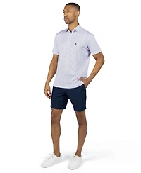Tailorbyrd Men's Stars Printed Performance Polo