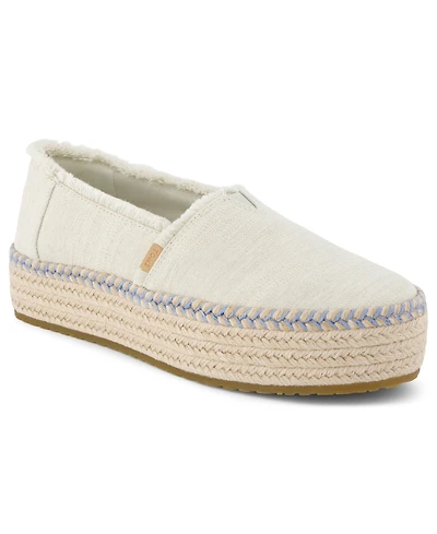Toms Women's Valencia Platform Espadrille Slip-On Shoes