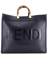 Pre-Owned Fendi Large Sunshine Shopper Tote Leather