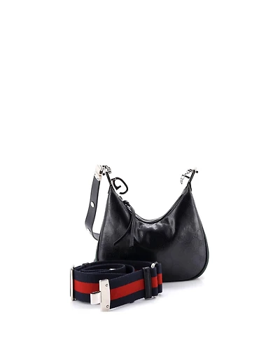 Pre-Owned Gucci Small Attache Shoulder Bag Gg Coated Canvas