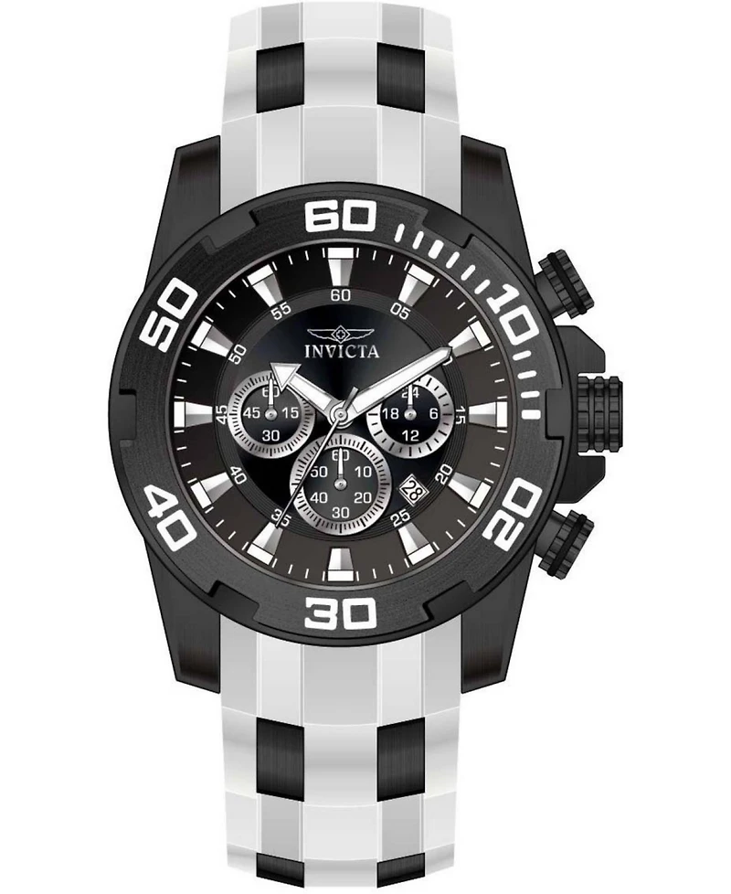 Invicta Men's 44549 Pro Diver Quartz VD53 Metal Dial Watch