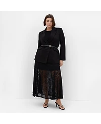 City Chic Women's Lacey Maxi Skirt