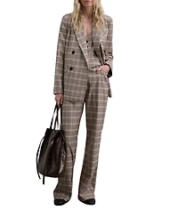 Scalpers Women's check Blazer