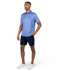 Tailorbyrd Men's Carts and Byrds Printed Performance Polo