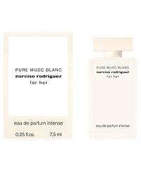 Free For Her Pure Musc Blanc Eau de Parfum Intense Deluxe Mini with any $170 Narciso Rodriguez women's fragrance purchase