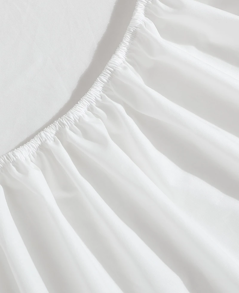 Vera Wang Egyptian 200-Thread Count Cotton Solid 4-Pc. Sheet Set