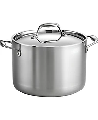 Tramontina Signature 8-Quart Tri-Ply Clad Stainless Steel Stock Pot with Lid