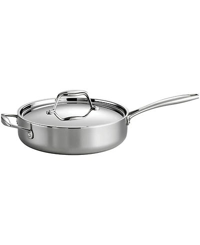 Tramontina Signature 3-Quart Tri-Ply Clad Stainless Steel Saute Pan with Lid