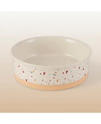 Aronkl Ceramic Pet Bowls Set of 2 Non-Slip Dishwasher Safe for Cats Dogs