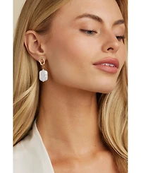 Untamed Petals Gemma Pearl Drop Earrings