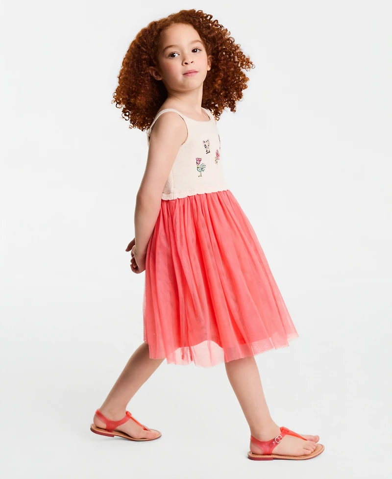 Disney Girls' 2T-6X Moana Sleeveless Dress