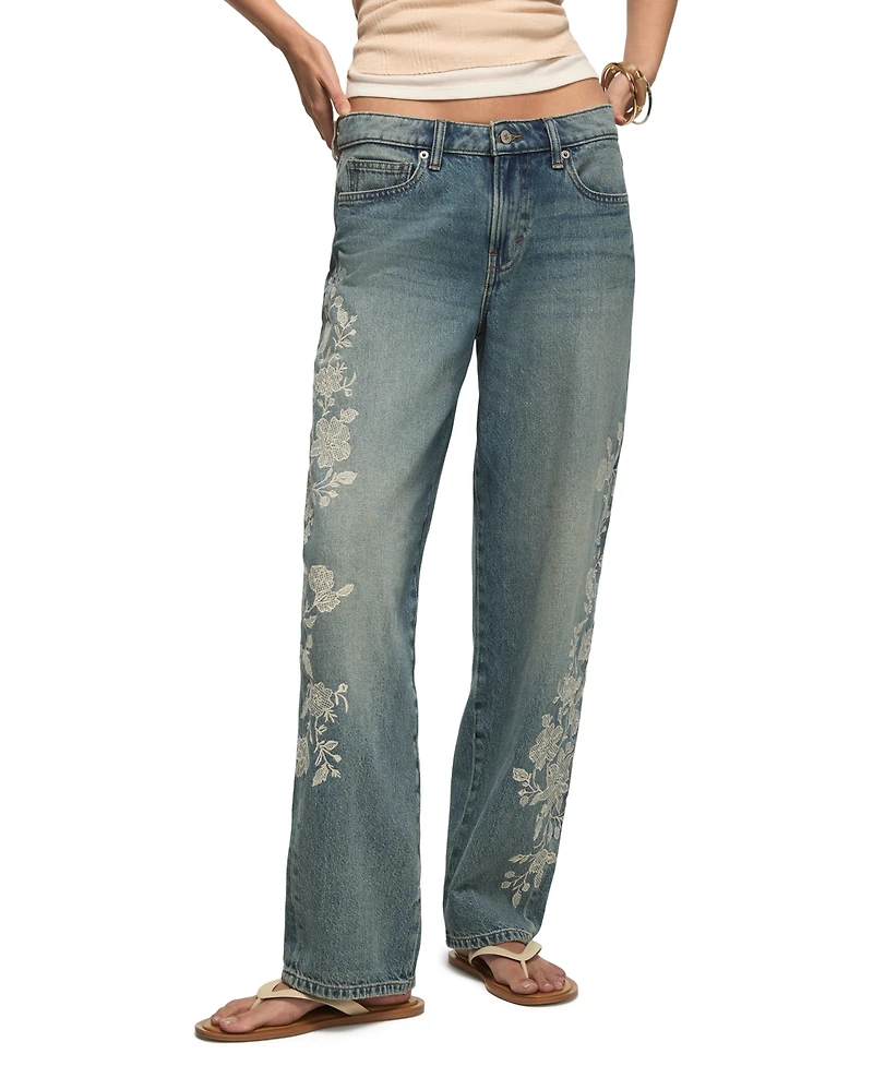 Lucky Brand Legend Women's Relaxed-Fit Low-Rise Baggy Jeans
