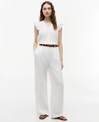 Tommy Hilfiger Women's Flutter-Sleeve V-Neck Blouse