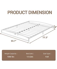 gaomon 6 Inch Metal Platform Bed Frame