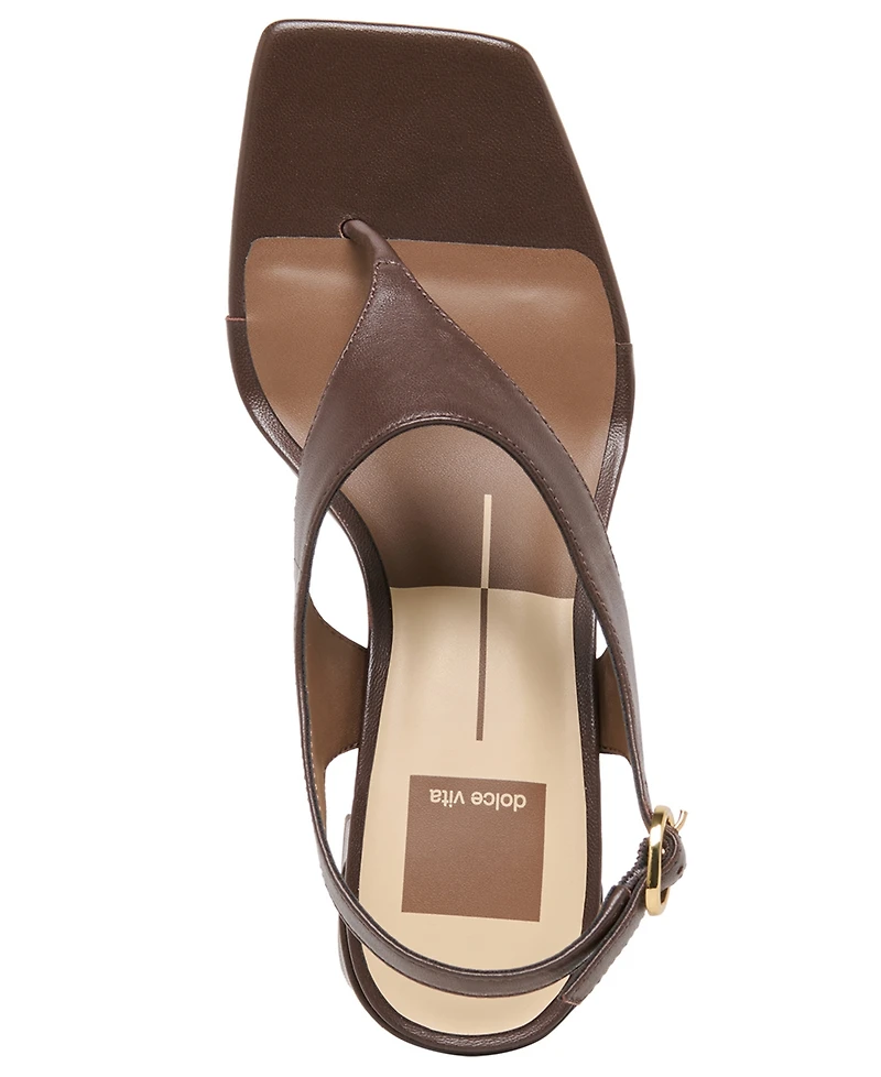 Dolce Vita Women's Yves Square Toe Thong Dress Sandals