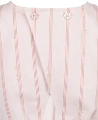 Calvin Klein Girls' 7-16 Short-Sleeve Romper