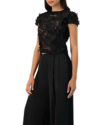 Ivonne Women's Drop Shoulder Fantasy Straight Top