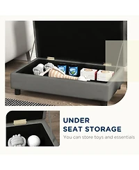 6thdruple Small Pet Sofa with Storage and Tufted Cushion