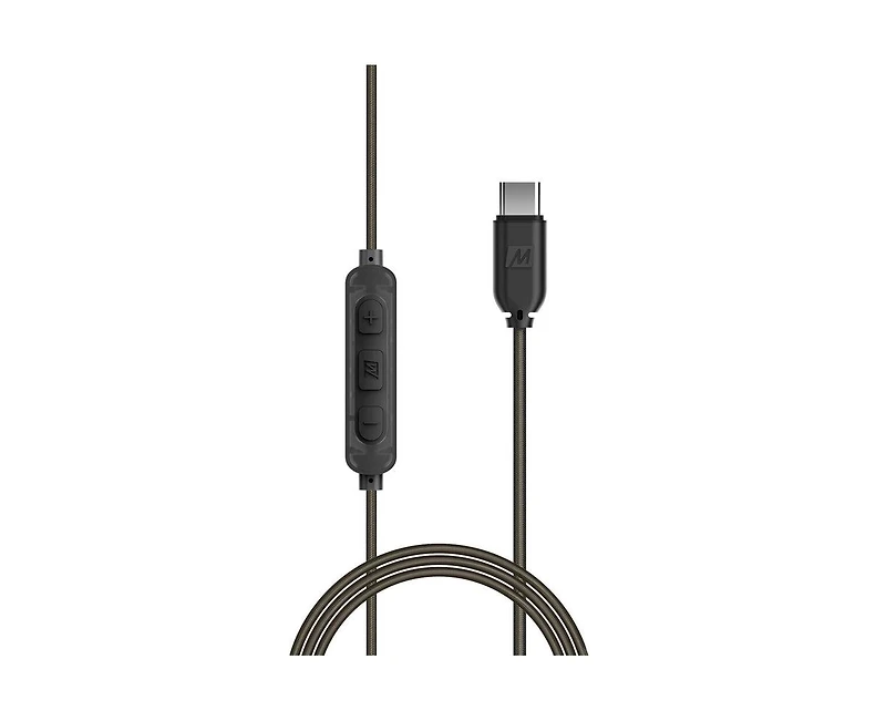 Mee audio M6 In-Ear Sports Headphones with Memory Wire and Headset (Usb-c Plug)