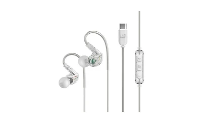 Mee audio M6 In-Ear Sports Headphones with Memory Wire and Headset (Usb-c Plug)