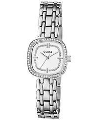 Guess Women's Quartz Silver-Tone Stainless Steel Analog Watch, 25mm