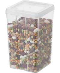 Iris Qt Food Storage Containers with Flip-Top Lid, Stackable Pantry and Kitchen Containers